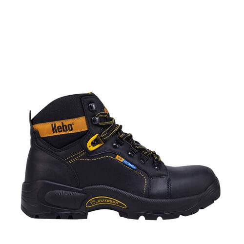 Botas para trabajo industrial marca Kebo, color negro, para hombre, mod. 953455