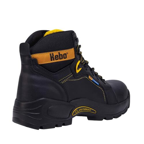 Botas para trabajo industrial marca Kebo, color negro, para hombre, mod. 953455