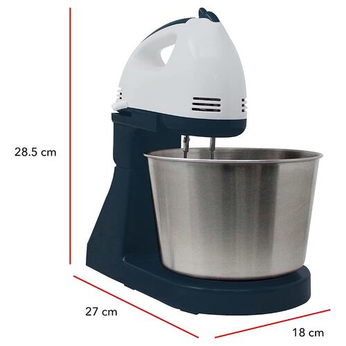 Batidora Mano con Pedestal RCA RC-67SS 7 Vel 120W Tazón 2.5L