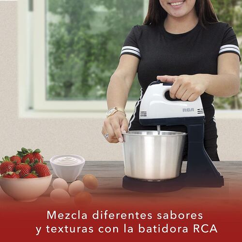 Batidora Mano con Pedestal RCA RC-67SS 7 Vel 120W Tazón 2.5L