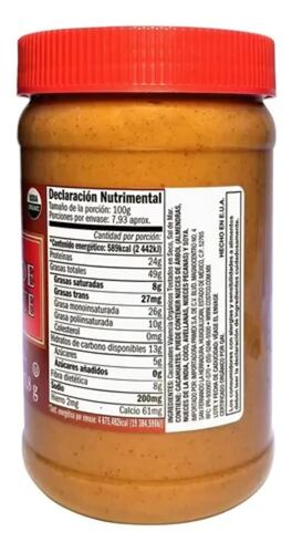 Crema De Cacahuate Orgánica Kirkland 2 De 793.8g