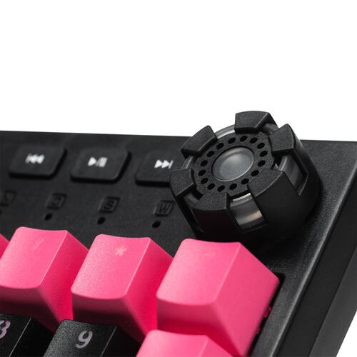 Teclado Ocelot Gaming OGMK04, Mecánico, USB, RGB, Negro con Rosa.