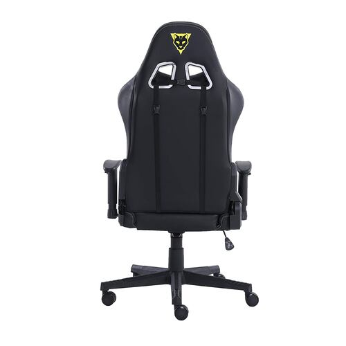 Silla Ocelot Gaming OGS-01, Negro, de Vinipiel, Reclinable, Reposabrazos 2D, hasta 150 Kg.