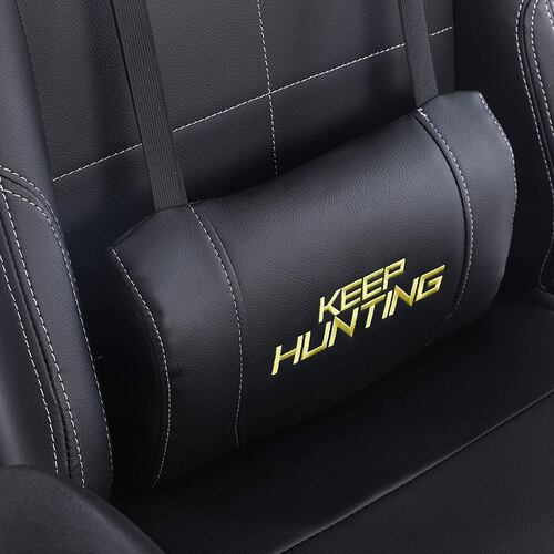 Silla Ocelot Gaming OGS-01, Negro, de Vinipiel, Reclinable, Reposabrazos 2D, hasta 150 Kg.