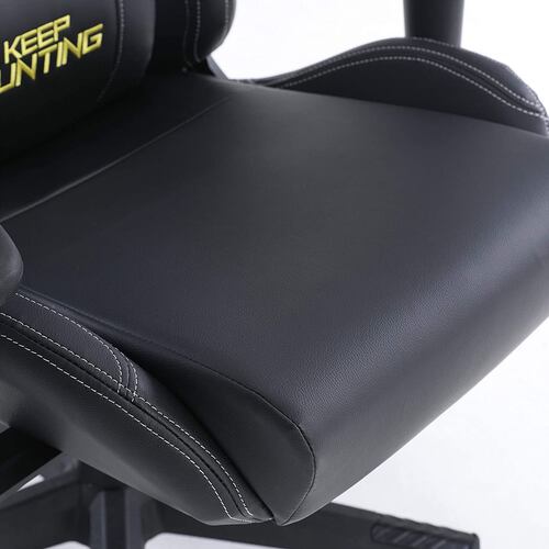 Silla Ocelot Gaming OGS-01, Negro, de Vinipiel, Reclinable, Reposabrazos 2D, hasta 150 Kg.