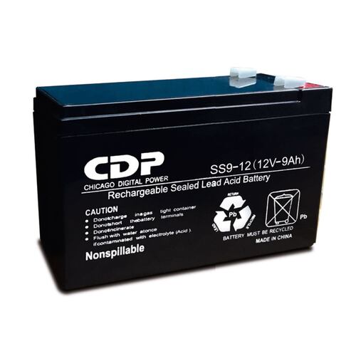 Batería CDP de 12V-9AH, de reemplazo para Nobreak.