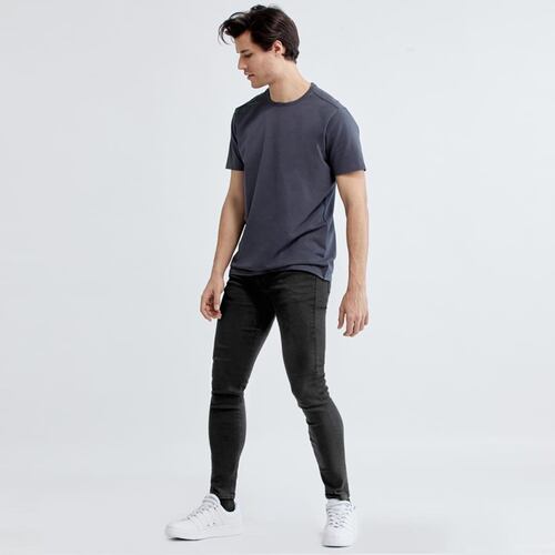 Jeans casuales marca HPC Polo para hombre, color negro, mod. 986600