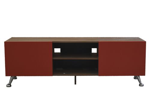  Mueble para TV de 70" Italy Moderno Hogare Parota Rojo 