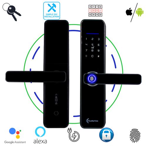Cerradura Electronica Huella Biometrica Wifi Chapa Digital Inteligente App Seguridad.