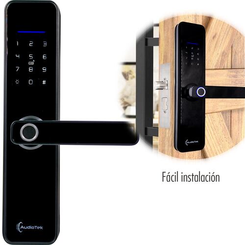 Cerradura Electronica Huella Biometrica Wifi Chapa Digital Inteligente App Seguridad.