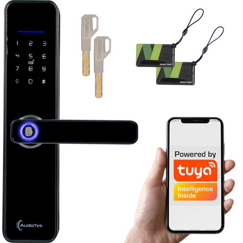 Cerradura Electronica Huella Biometrica Wifi Chapa Digital Inteligente App Seguridad.