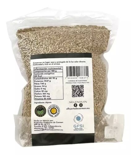 Alpiste Orgánico Agroecológico 400g Huerto De Carmen
