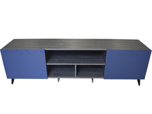  Mueble para TV de 80"Europa  Moderno y Minimalista Hogare Gris Azul