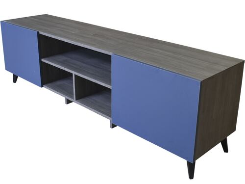  Mueble para TV de 80"Europa  Moderno y Minimalista Hogare Gris Azul