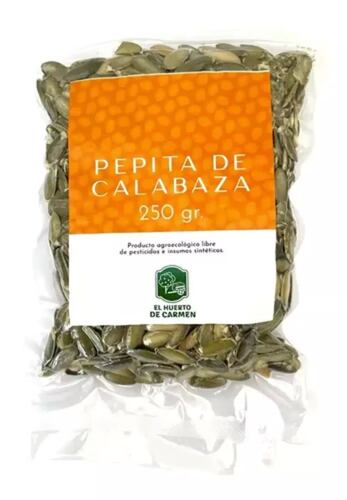 Semilla De Calabaza Orgánica 250g Huerto De Carmen