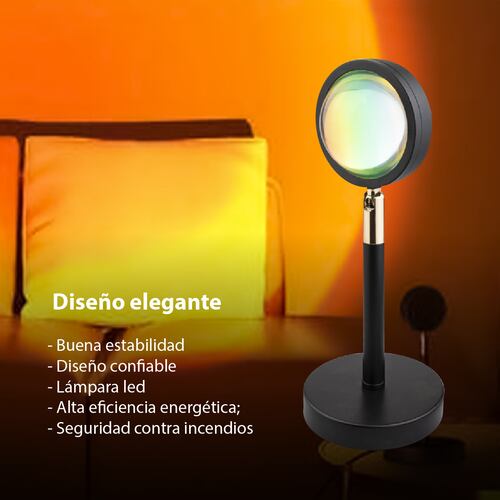 Lampara de ambiente proyector atmósfera luces led 180  Sunset