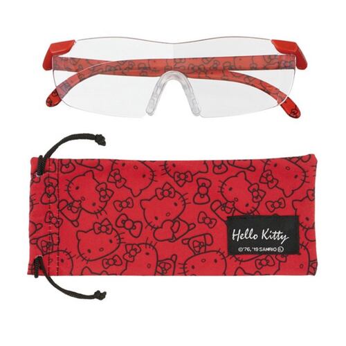 Lentes Aumento Lupa Hello Kitty Ampliación 1.6 Veces 160% - ROJOS