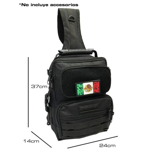 Pechera Tactica Kampak Ag01 Super Amplia Con funda P/arma 