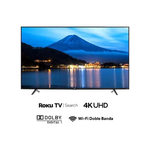 Pantalla TCL 43 pulgadas Smart TV 4K LED Roku TV 43S443-MX 