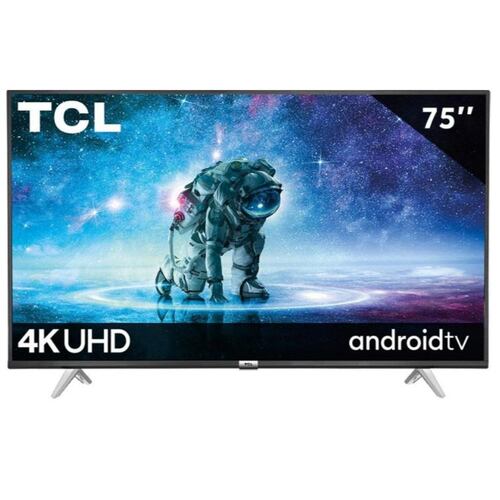 Pantalla TCL LCD Smart TV 75 pulgadas 4K Ultra HD  con Android TV  75A445