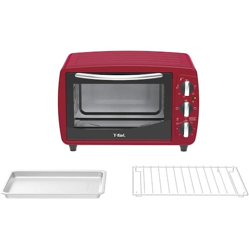 Horno eléctrico T-FAL 19 Litros color rojo OF32A5MX