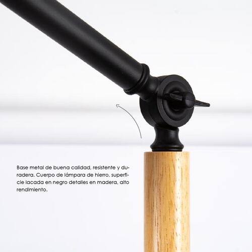 Lampara de pie ajustable moderna detalles en ladera 160 cm de altura
