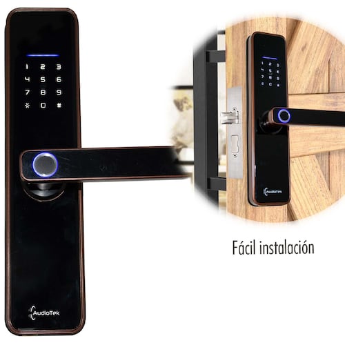 Cerradura Electronica Huella Biometrica Wifi Chapa Digital Inteligente App Seguridadi Cobre.