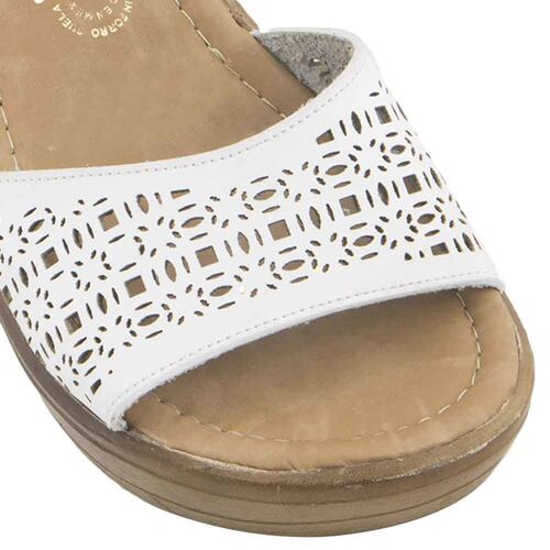 Kit de 2 pares de sandalias casuales Vi Line para mujer, azul y blanco, mod. 821182