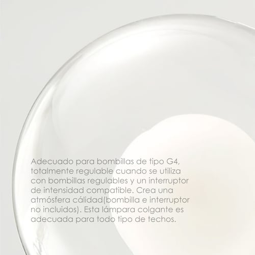 Lampara de techo estilo industrial Lámpara colgante barra molecular 6 luces