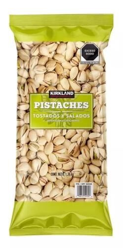 Pistaches Californianos Semiabiertos Con Sal 1.36kg Kirkland