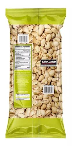 Pistaches Californianos Semiabiertos Con Sal 1.36kg Kirkland