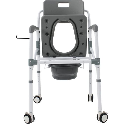 Silla Baño Premium Discapacitados Ducha Aluminio 3-1 Adulto Comodo