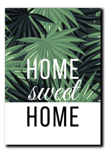 Cuadros Decorativos Set de 3 pzs Canvas de hojas moderno 60 X 90 cm.
