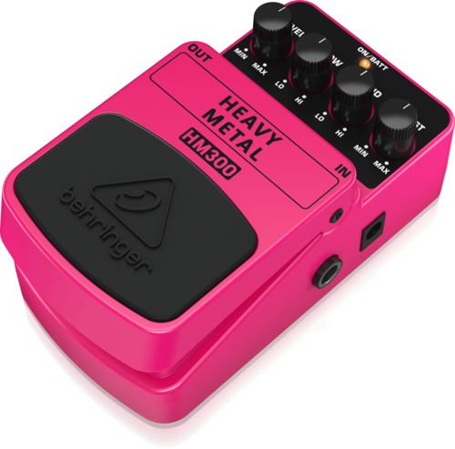 Behringer HM300 Pedal Para Guitarra de Distorsión  Heavy Metal 