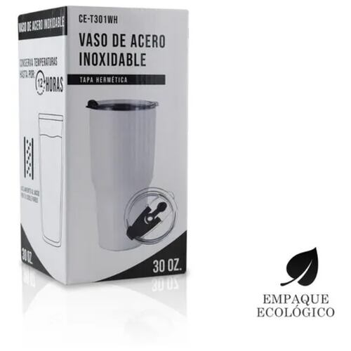 Vaso Termo Acero Inoxidable P/cafe 30oz Térmico Frío Calient