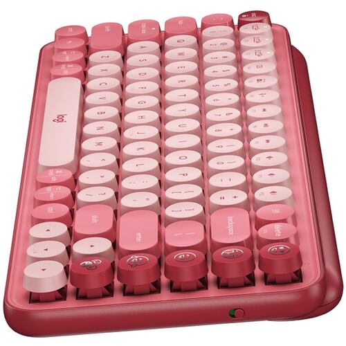 Teclado Logitech POP KEYS Heartbreaker Mecanico emojis Inalambrico USB Y Bluetooth 920-010715