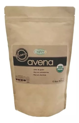 Avena Orgánica 500g Enature Sin Gluten Vegan