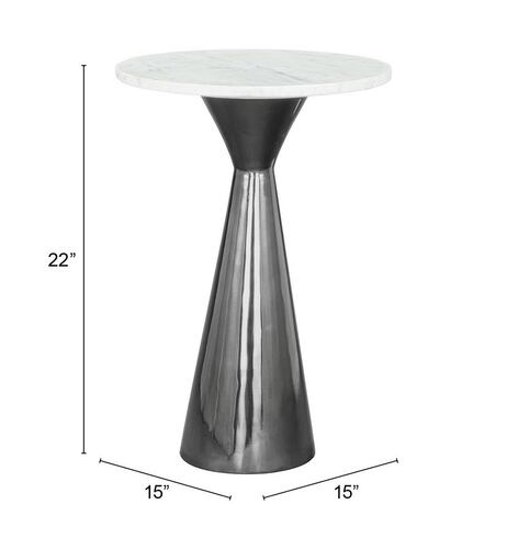 Mesa Lateral Tim Negro - Kessa.
