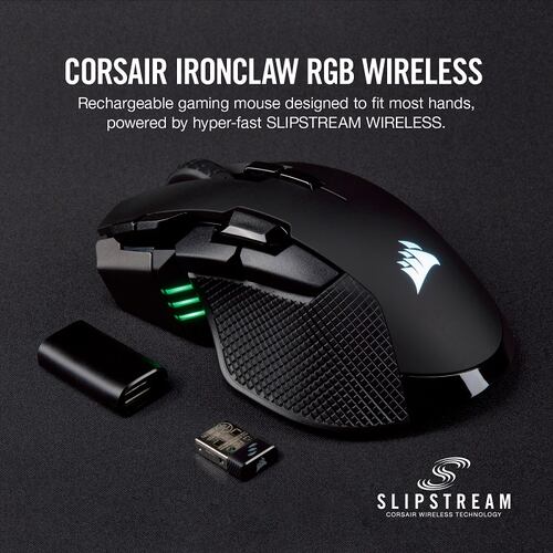 Mouse Corsair IRONCLAW RGB Wireless Inalambrico Optico USB Gaming CH-9317011-NA.