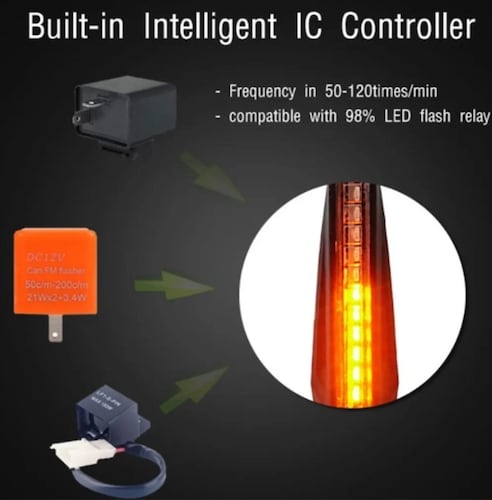Direccionales Led Moto Secuencial Motocicleta