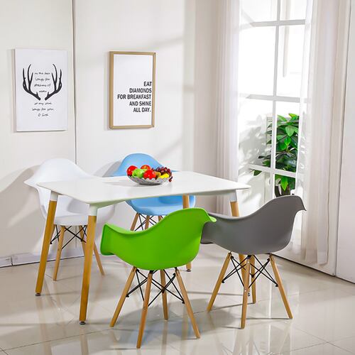 Mesa Comedor Oslo Color Blanco Ilios Innova