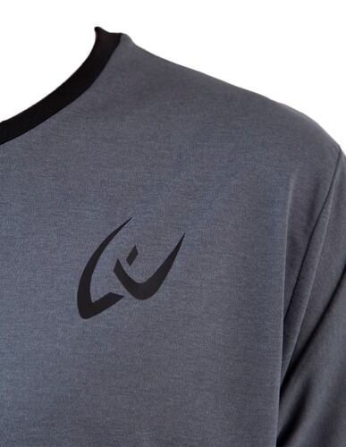 Playera Deportiva Para Hombre Leven Color Gris Talla CH con Tecnología 