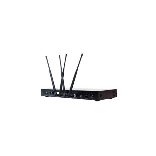 Sistema de Microfonos MELO RF-300 Negro Inalámbricos 