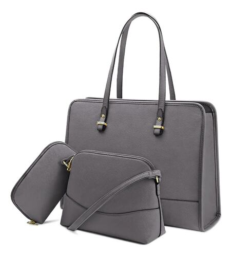 Set De Bolsa Para Dama 3 pcs  Gris