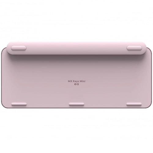 Teclado Logitech MX Keys Mini Iluminado Inalambrico Bluetooth Recargable Rosa 920-010478.