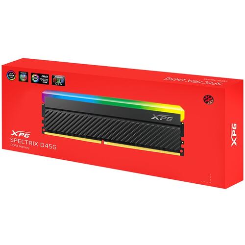 Memoria Ram DDR4 Adata XPG SPECTRIX D45G RGB 3600MHz 16GB PC4-28800 AX4U360016G18I-CBKD45G.
