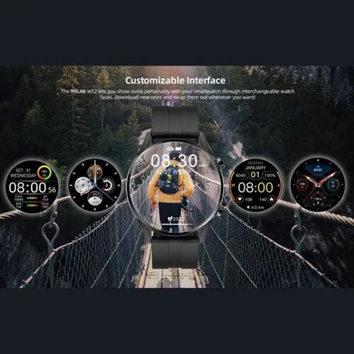 Imilab W12 Reloj Inteligente Bluetooth 1.32'' Pantalla 3d Hd