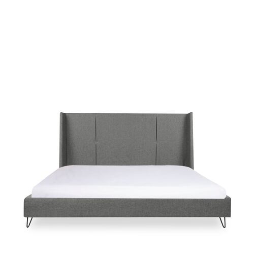 Cama King Size Realy Gris Claro - Kessa.