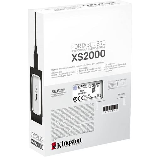 Unidad Estado Solido Externo Kingston XS2000 SSD 500GB USB C SXS2000/500G.