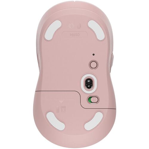 Mouse Logitech SIGNATURE M650 Inalambrico USB Y Bluetooth Mediano Rosa 910-006251